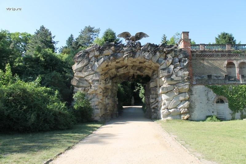 Орёл в парке