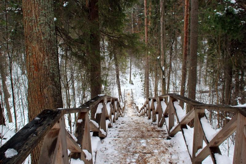 Спуск в парк