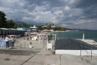 Пляж в Алуште