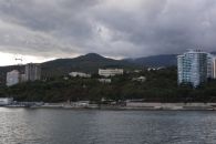 Вид на Ялту с моря