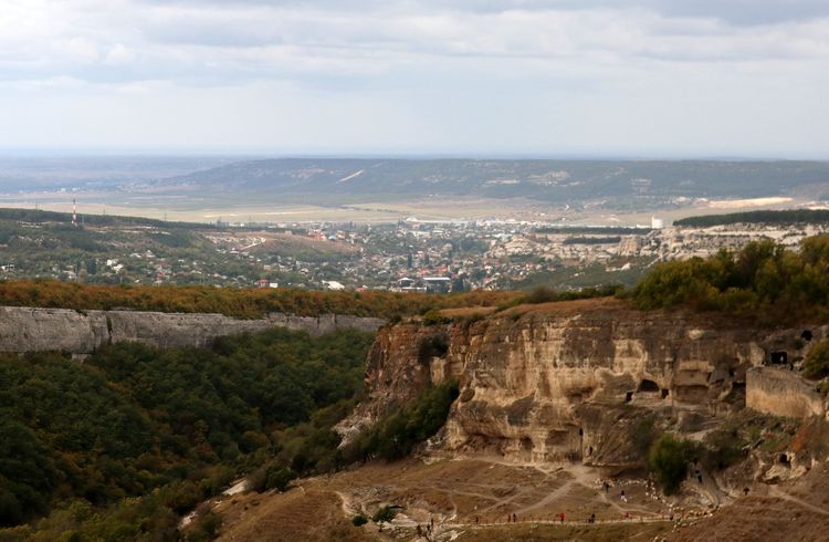 Вид на Бахчисарай