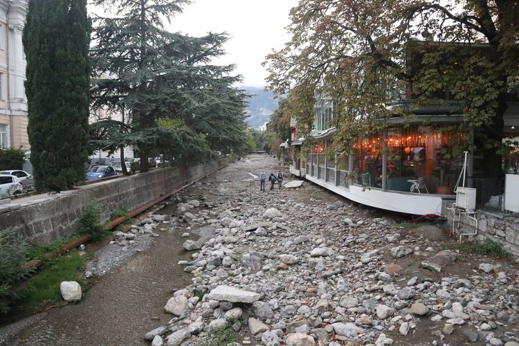 Река Водопадная в Ялте