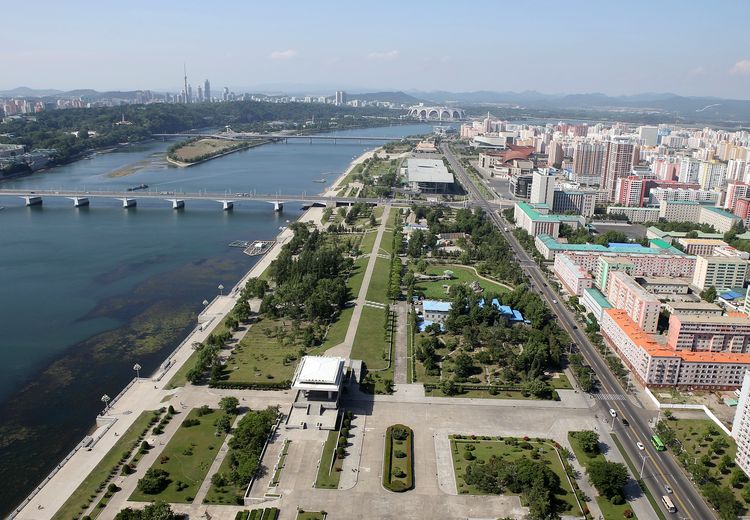 Пхеньян в Северной Корее