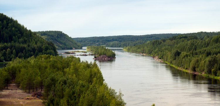 Город Рованиеми в Финляндии