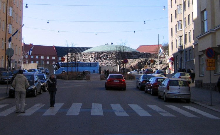Церковь в скале в Хельсинки