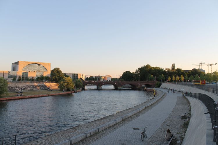 Шпреебоген парк в Берлине