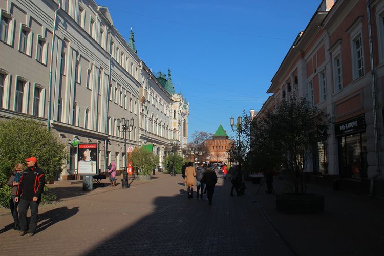 Улица Большая Покровская в Нижнем Новгороде