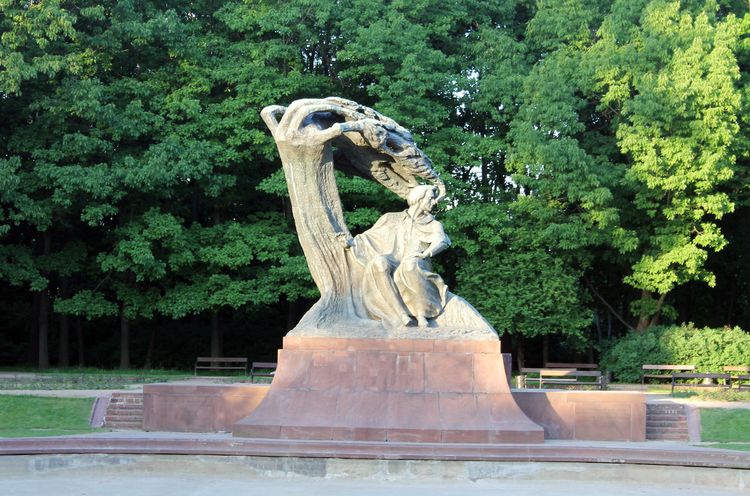 Памятник Шопену в Варшаве