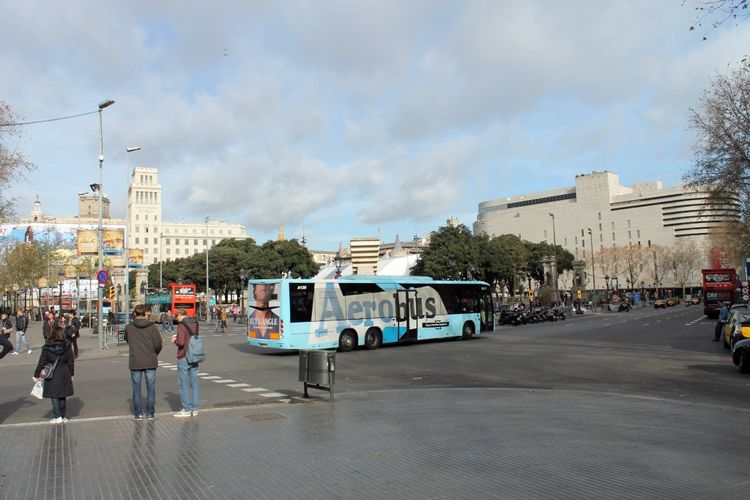 Автобусы в аэропорт Барселоны