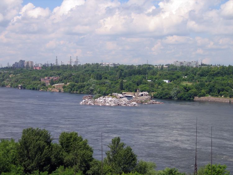 Днепр в Запорожье