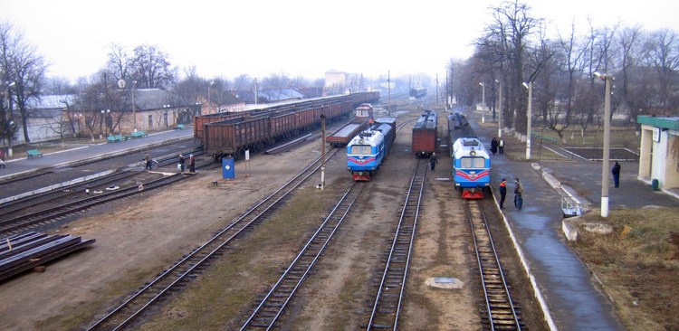 Узкоколейка в Гайвороне