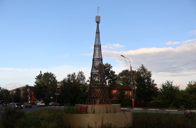 Арт-объект «Шуховская башня» в Арзамасе