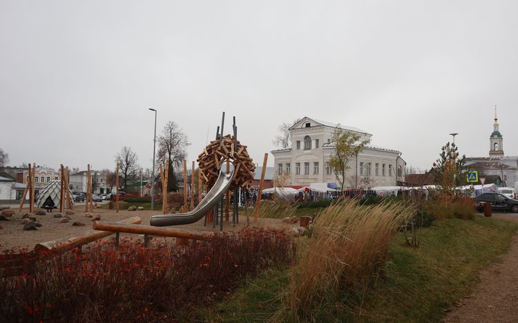 Советская площадь в Гаврилов Посаде