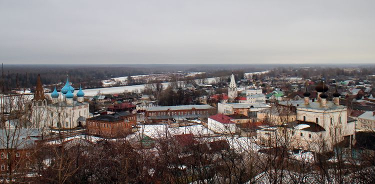 Вид на Гороховец с Николиной горы