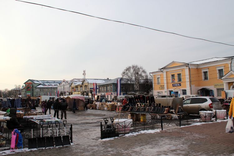 Центральная площадь в Шуе
