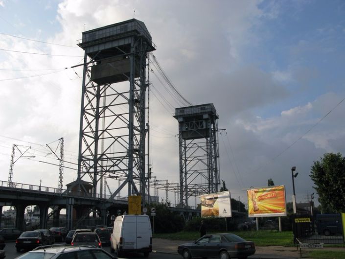 Двухъярусный мост в Калининграде