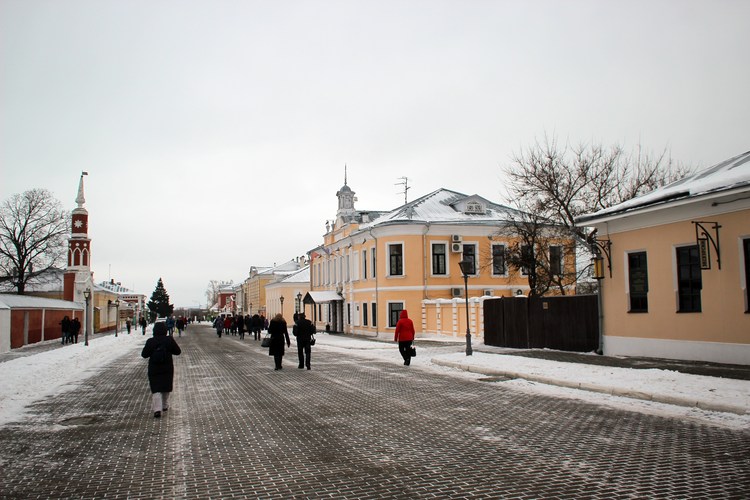 Улица Лажечникова в Коломне