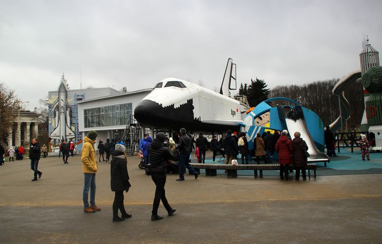 Космический челнок «Буран» в Москве