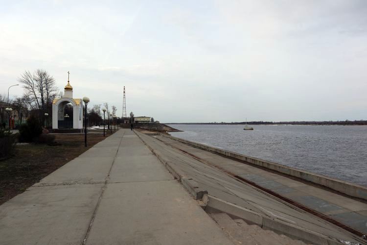 Набережная Волги в Балахне