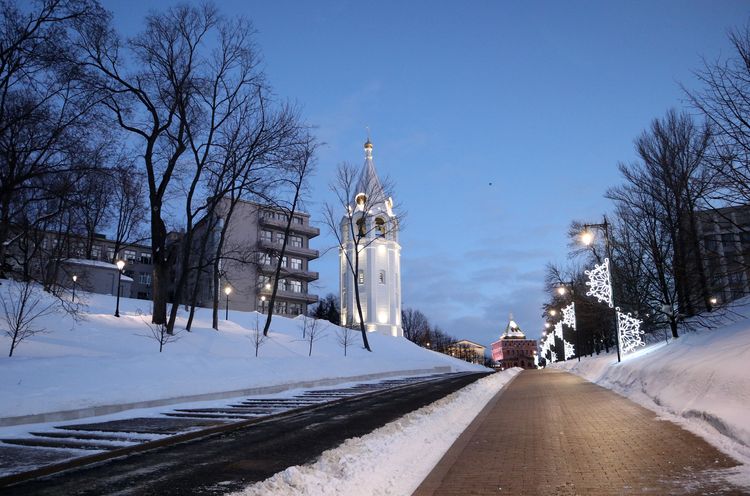 Колокольня в Нижегородском кремле
