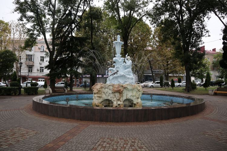 Фонтан «Каменный цветок» в Туапсе