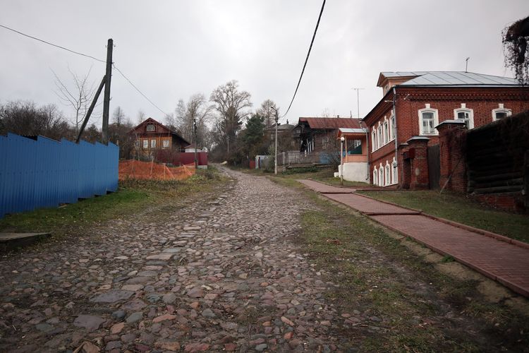 Дорога в центре Юрьевца